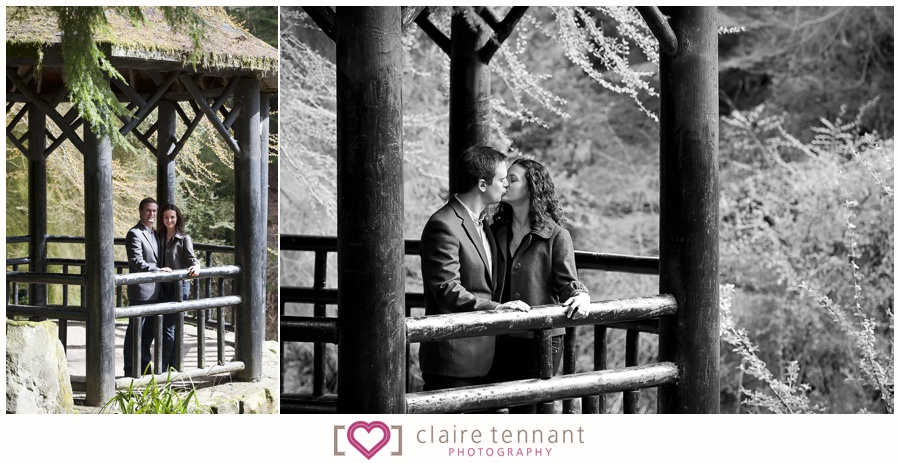 pre-wedding shoot at Pittencrieff Park, Dunfermline