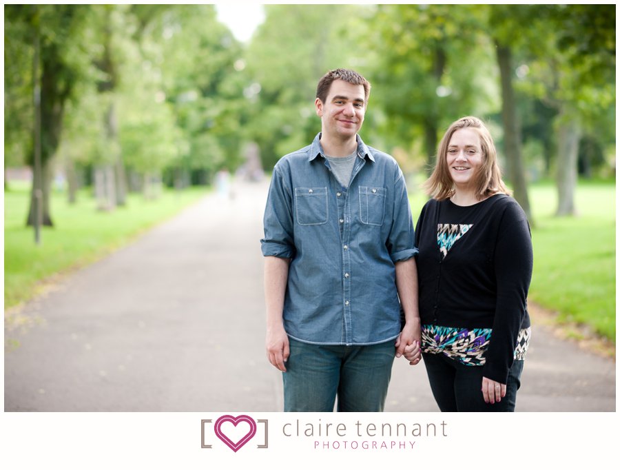 Inverleith Park pre wedding