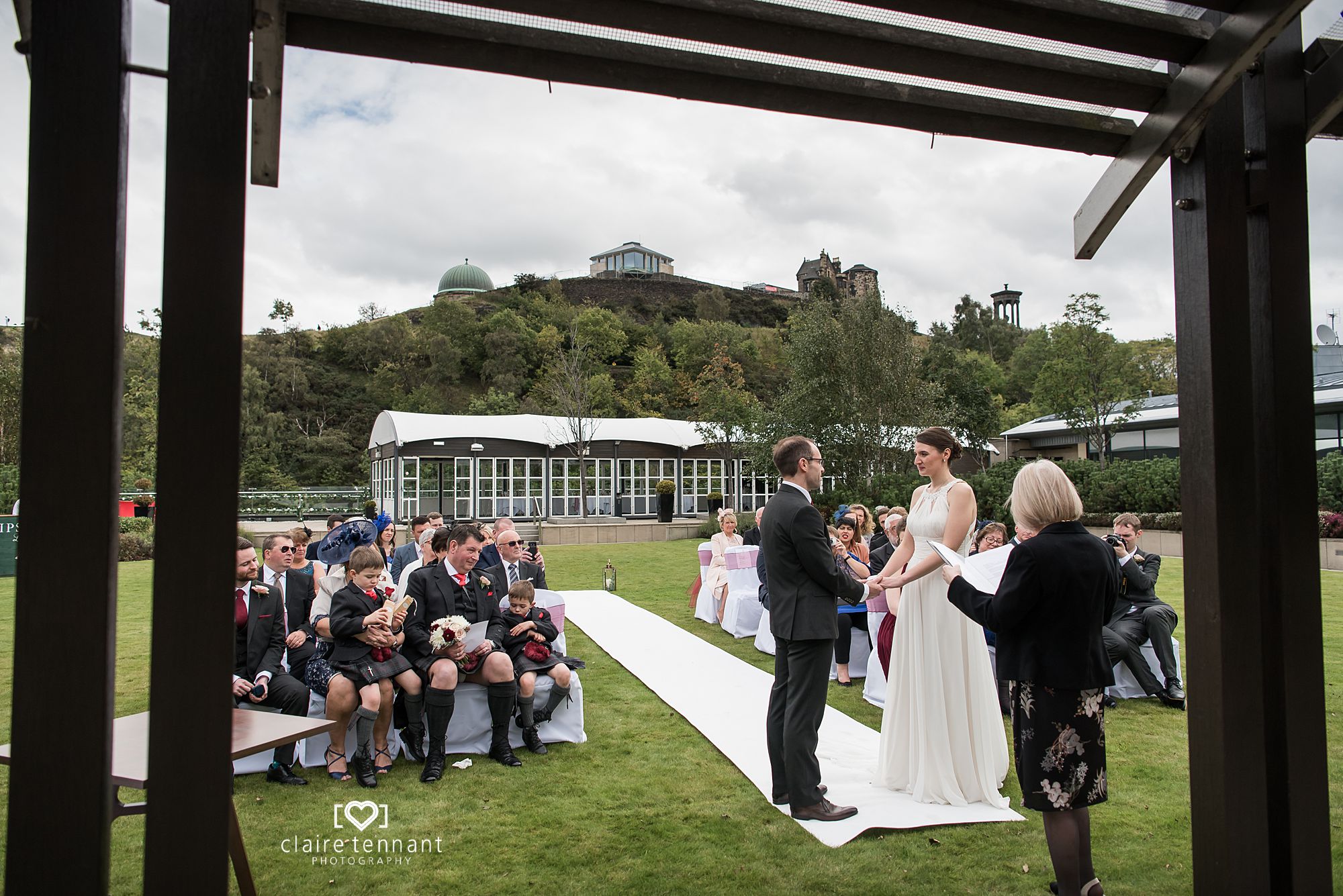 Outdoor Wedding at The Glasshouse