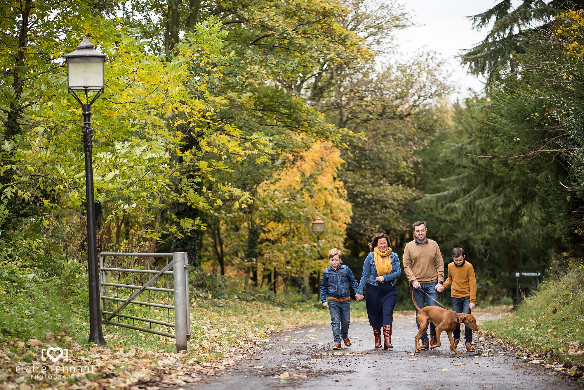 Beautiful Autumn Family Shoot at Dalkeith Country Park near Edinburgh