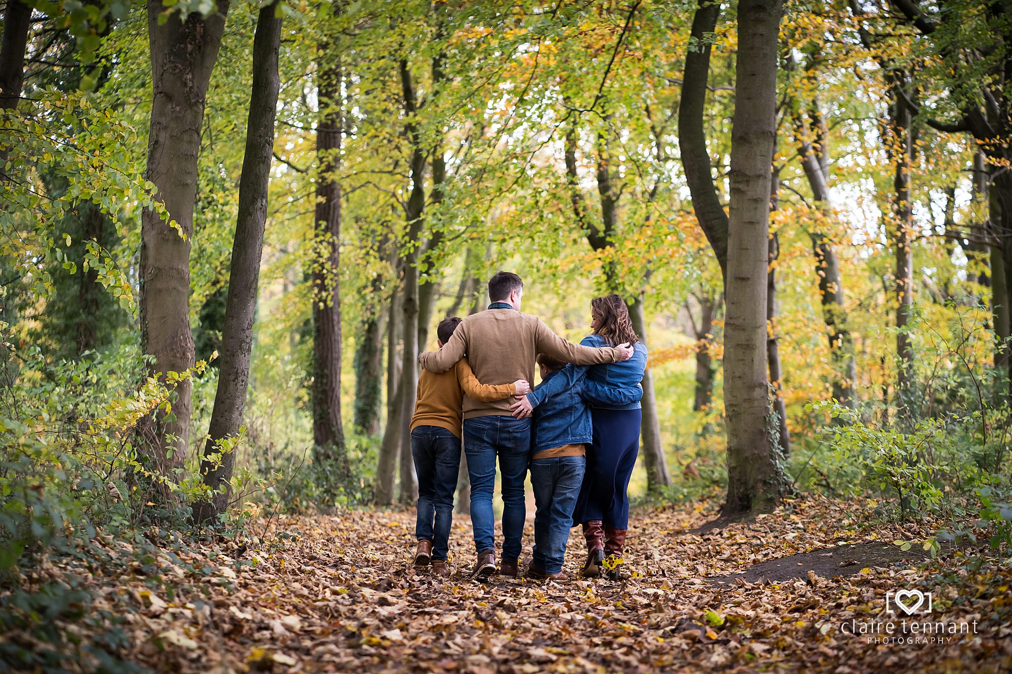 Autumn family shoot midlothian