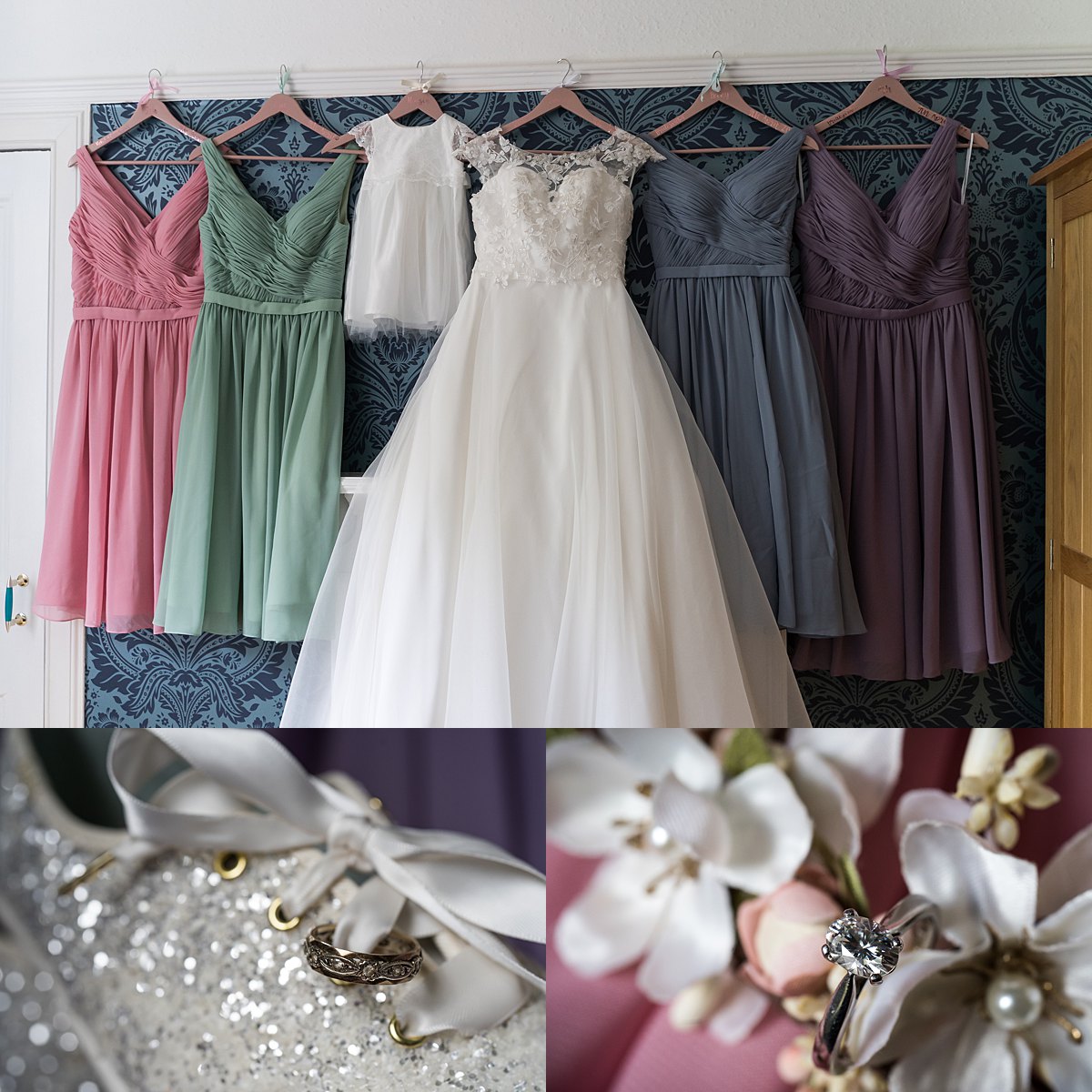 colourful bridesmaid dresses