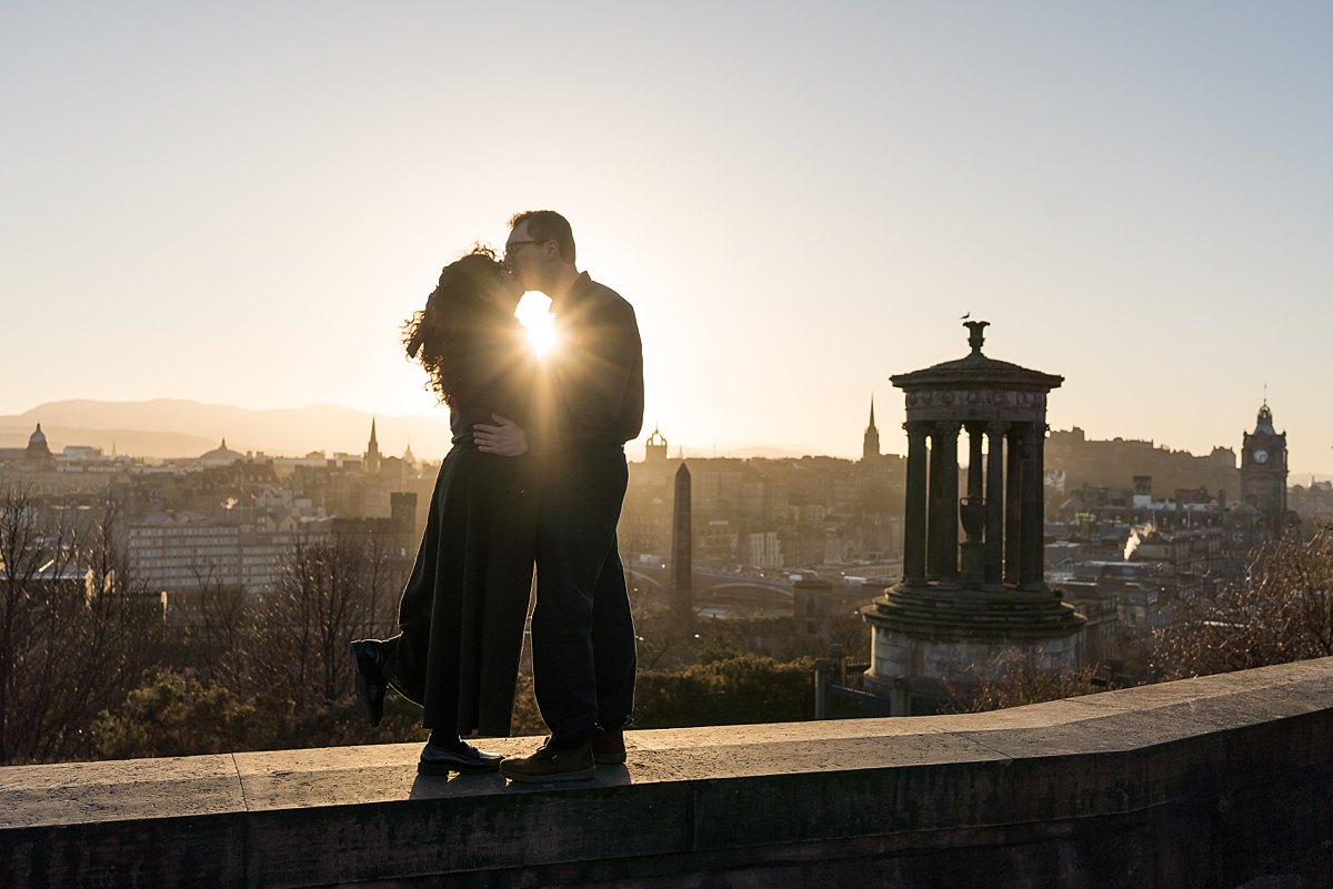 calton hill proposal photographer